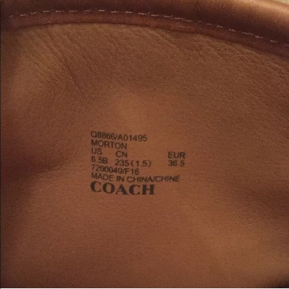 Coach Shearling Morton Boots size 6.5 m - Picture 5 of 5